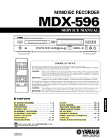 Yamaha MDX-596 - Service Manual 